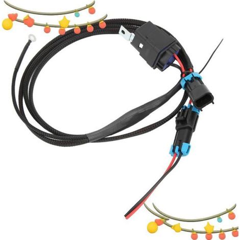 kit de faisceau de feu de recul Faisceau de Câbles de Feu de Recul, Câble de Lampe de Secours 12 V 40 A de moto fils (1/5)