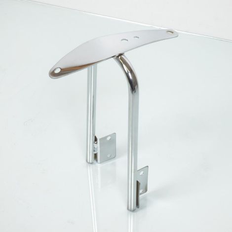 Pontet support de garde boue avant chromé pour mobylette Peugeot (1/5)