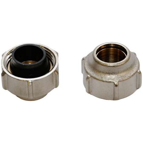 Simplex Klemmverschraubung 1 Paar 18x3/4'' für 18mm Kupferrohr Weichstahlrohr Edelstahlrohr F11174