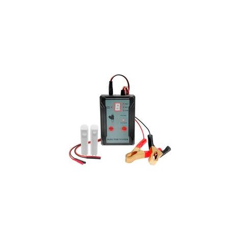 Testeur d'injecteur de carburant et adaptateur pour le nettoyage de diagnostic des injecteurs Kits d'outils de nettoyage de bricolage Protection contre les courts-circuits commutables 12 V/5 V (1/5)