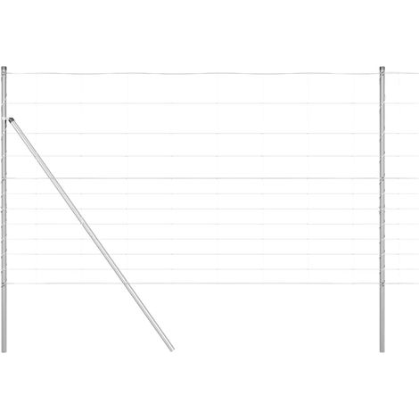 Maison Exclusive - Ground Fix Geschweißter Drahtzaun 25 x 1,4 m (