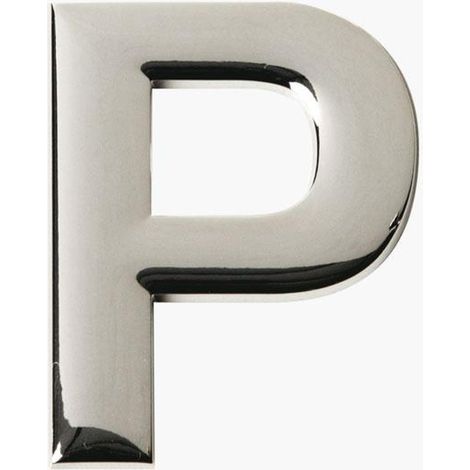 Sticker 3D Chrome - Embleme P - Portugal