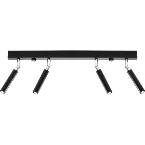Lámpara de techo Horux 4 G9 negra Lumilo 09.109.00 (1/5)