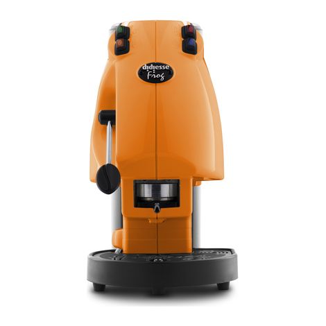 Sconosciuta Macchina da Caffè Semi-automatica Frog Serbatoio 1,5 Lt. Potenza 650 Watt Colore Arancione + 60 Cialde in OMAGGIO