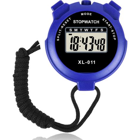 Chronomètre Sportif Numérique Avec écran LCD Multifonction Pour Entraneurs Et Arbitres Basket Course Natation Alarme Calendrier 1 Pièce (1/5)