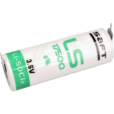 Saft Batteria speciale 17500 terminali a saldare a U Li-SoCl2 3.6 V/DC 1 pz.