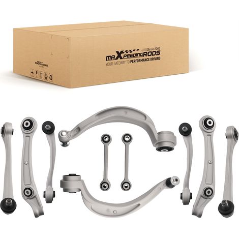 10PCS FRONT SUSPENSION WISHBONES TRACK CONTROL ARM FOR AUDI A6 C7 A7 4G Q5 A5 8T (1/2)