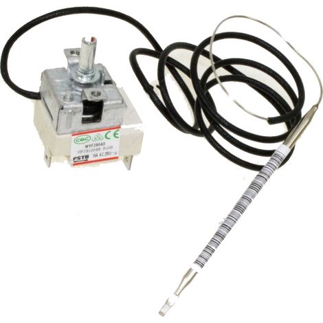 Ersatzteil - SOS Accessoire Thermostat four pour Four, cuisinière CONTINENTAL EDISON 575J96 -  - CONTINENTAL EDISON, VALBERG, OCEANIC, LISTO, FAR, SABA, AYA, JEKEN, EDER, SAMANA