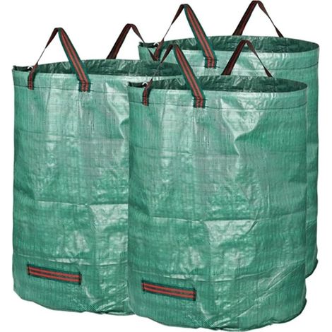 3 sacs ronds en PP pour déchets de jardin, 76 x 45 cm, 120 l (1/3)