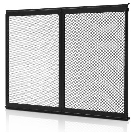 Protector de Puerta para Caravana, Rejilla de 673,1 x 508 x 10,6  mm Malla Transpirable Reforzada Protección de Entrada para Caravanas de Aleación de Aluminio para Mascotas, Color Negro (1/5)