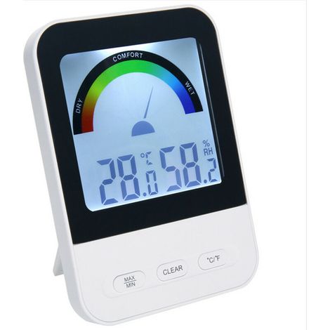 LCD Backlight Indoor Greenhouse Digital Electronic Thermometer (1/5)