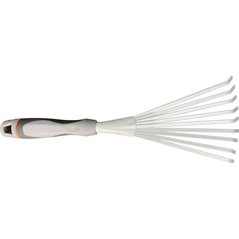 Primaster Fächerbesen mit Griff 14 cm Arbeitsbreite Handrechen