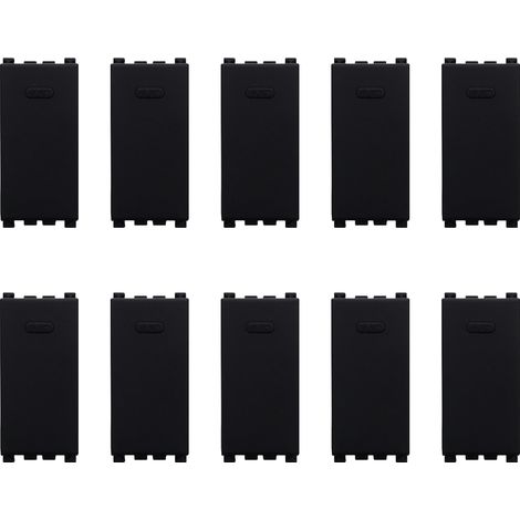 gloca Pulsanti 1P Compatibili Arké (Nero, 10 Pezzi) (1/4)