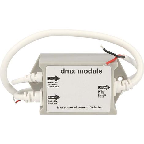 Modulo DMX Converter PWM 12V 2AX3 3 Canali RGB (1/3)