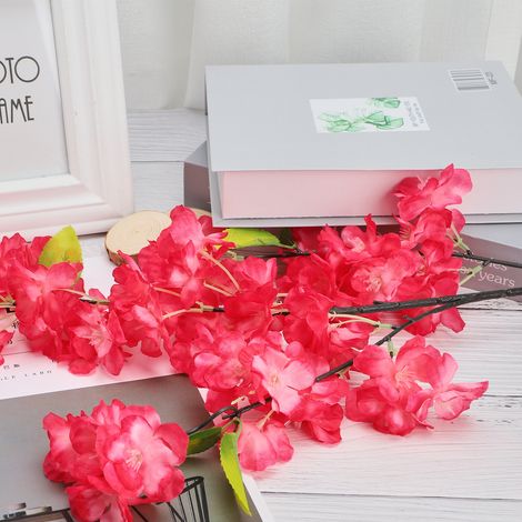 Künstlicher Blumenstrauß, Kunstblumenzweig für Zuhause, Hotel, Büro, Hochzeit, Party, Gartendekoration (1/5)