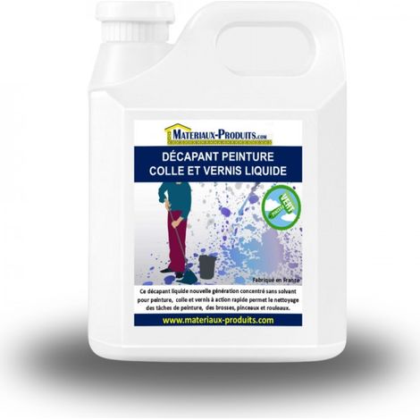 Décapant peinture colle et vernis liquide - 1.1 Kg Jaune clair - MATPRO (1/3)