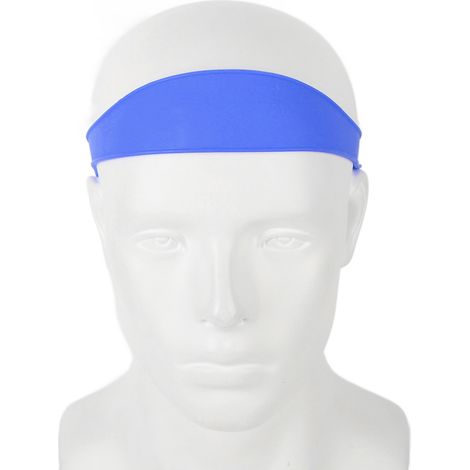 Guide de coupe de cheveux, moule incurvé en silicone souple pour tailler la nuque, idéal pour les coupes de cheveux à domicile, bleu. (1/5)