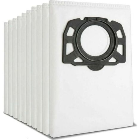 10 pieces Kärcher vacuum cleaner filter bags 2.863-006.0 KFI 487 vacuum cleaner bags Kärcher WD4 WD5 WD6 WD5P WD6P MV4 MV5 MV6 multifunctional vacuum cleaner YMYNY (1/4)
