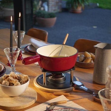 Traditionelles Fondue-Set