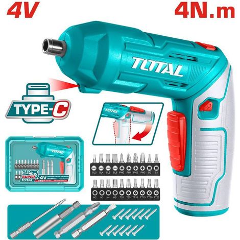 Cacciavite a batteria 4V con accessori e valigetta - one battery (1/5)