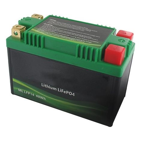 Batterie De Démarrage Lithium-fer-potassium (lifepo4 Ou Lfp) 12v 20a 48wh, Remplace Batteries Acide/plomb Yb10a-a2/10b-4/10l-a2/