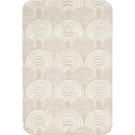 TAPPETINO PER WC Onde - Struttura - Beige 60x90 cm