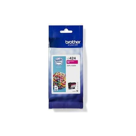 Brother LC-424M Magenta Ink Cartridge - Original - 750 Pages