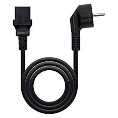 Cable Alimentación Nanocable 10.22.0103/ Schuko Macho - C13 Hembra/ 3m/ Negro