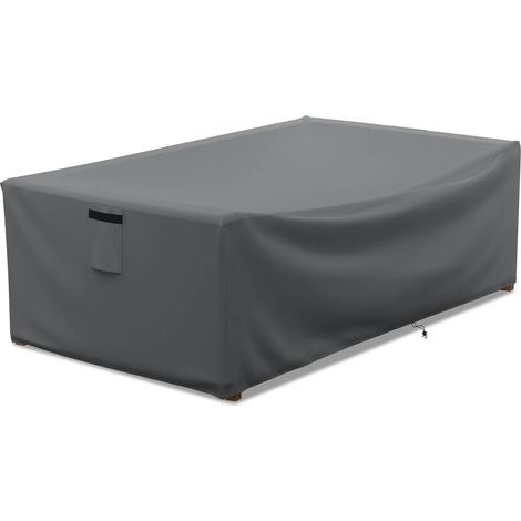Housses de meubles de patio imperméables pour table basse housse rectangulaire robuste et durable pour table d extérieur jusqu à 122 (1/5)