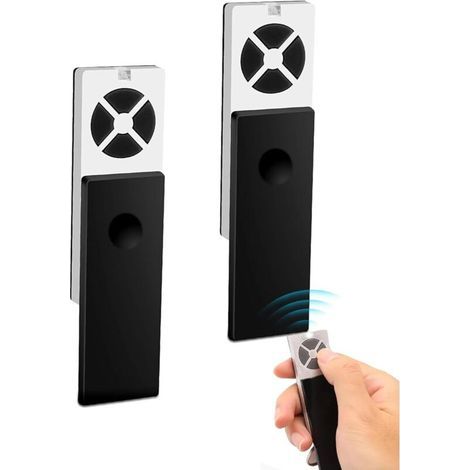 Pack of 2 portable 433 MHz transmitters for TX2EV TX4EV TX2EVS TX4EVS TX2REV TX4REV TX4UNI TX4UNI TX4RUNI TX4UNIS, 4 channels, Rolling Code, Garage Door Opener Remote Control (1/5)