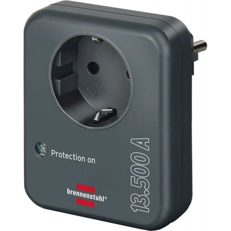 Brennenstuhl 1506996 Adaptador de Protección Antracita (1/4)
