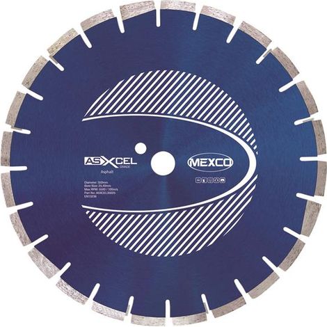 MEXCO 350mm Asphalt Diamond Blade for Fast Cutting (1/2)