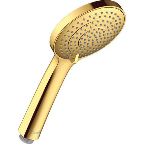 Pomo de ducha 3 funciones DURAVIT Universal con cursor dorado pulido (1/5)
