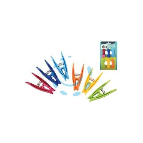 MOLLETTE BIANCHERIA POINT SOFT IN GOMMA TERMOPLASTICA - in confezione da pz.6