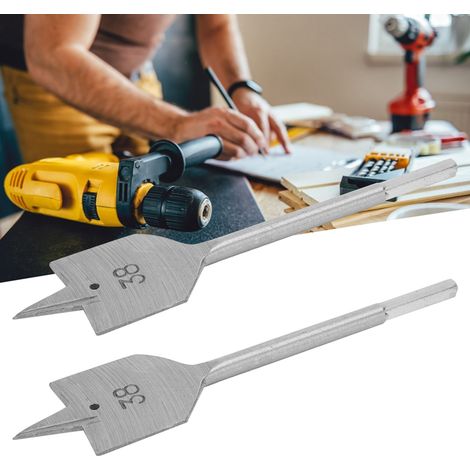 Perceuse à bois à pointe triangulaire de 38 mm pour élargir les trous (1/5)