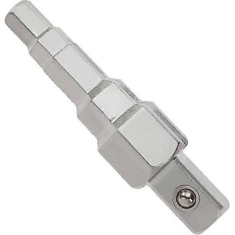 Clé carrée de 1/2 pouce pour vannes de radiateur, compatible avec les tailles de 10 à 21 mm, acier au chrome-vanadium, 1 pièce ( ) (1/5)