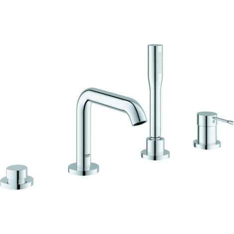 GROHE Batería de bañera 4 orificios monomando Essence 252511 cromo, 25251001