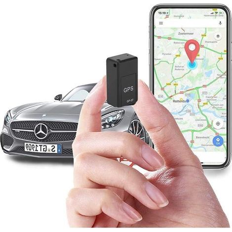Traceur GPS - Mini Localisateur GPS - 4G - Aimant Puissant - Ultra-petite - Compatible Auto Moto (1/4)