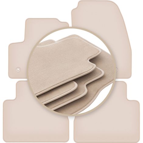 Tappetini beige PREMIUM per: Ford C-MAX MK2 minivan 2015-2019