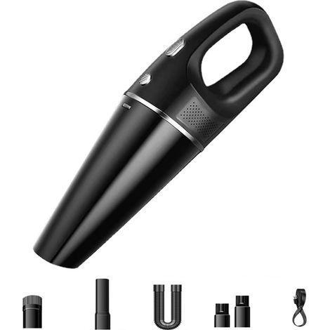 Aspirateur de voiture sans fil, aspiration haute puissance, Portable, Rechargeable, pour véhicule et maison. (1/2)