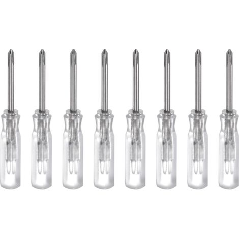 8Pcs Ph0 Mini Tournevis Phillips Transparent (1/5)