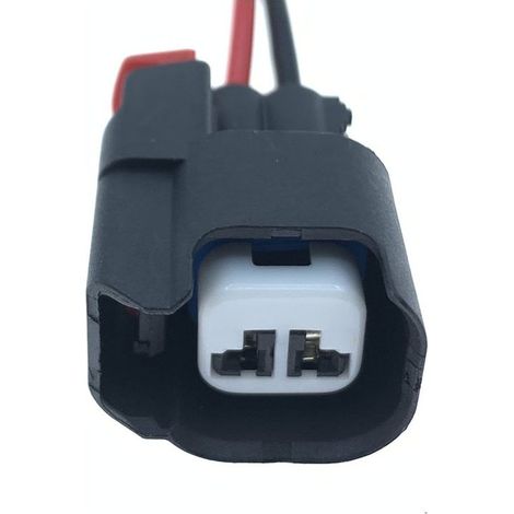 DJ7023AB-1.5-21 convient au connecteur de faisceau de câblage de klaxon Ford 34062-0027 avec manchon de borne 2P - connecteur simple.