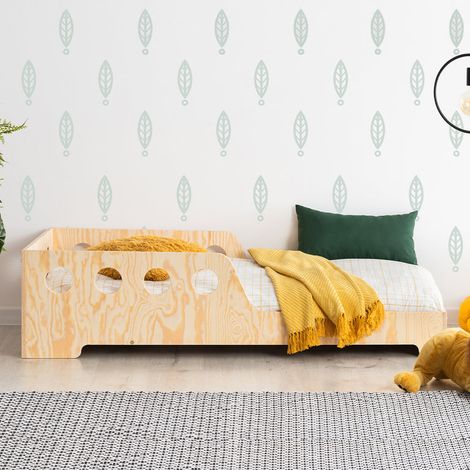 Cama 70x140 con somier Adrien Madera (1/4)