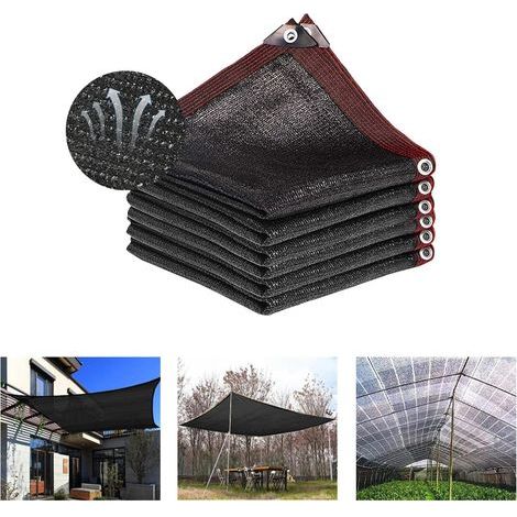 Filet anti-pollution noir avec protection UV pour tonnelle, jardin, serre, extérieur 2 x 3m (1/5)