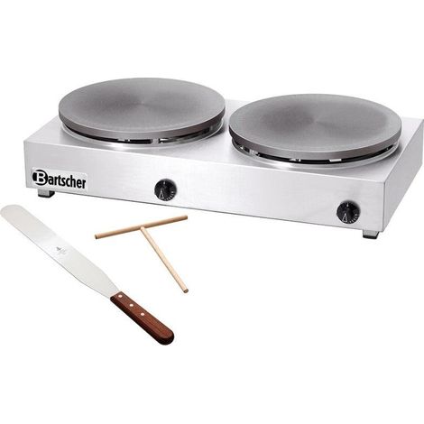 Crepiera professionale doppia diametro 40 cm potenza 12.000 watt 3614055