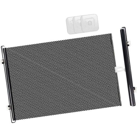 Barrière pour animaux sans perçage extensible chiens/chats intérieur/extérieur installation facile blanche moderne hauteur 45 cm (1/5)