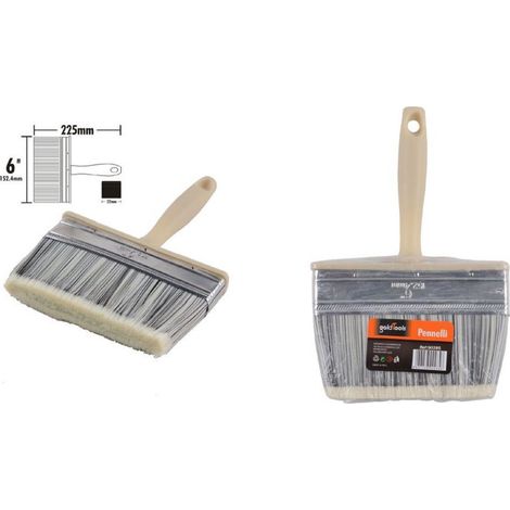 Kaela - Pennello Pittura 6" Da 225 Mm Pennellessa Per Soffitto Pareti Imbianchino 90285 - (1/2)