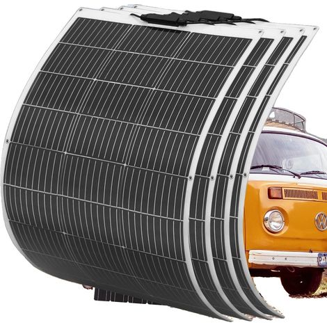 Panneau Solaire Flexible, Puissance Maximale de 100W, Design Léger (1/2)