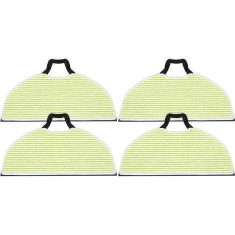 4 Stück Mikrofaser-Wischpads für Shark RV2610WA AV2610WA RV2620WD RV2610WFUS RV2410WD AI Ultra 2-in-1 Roboter-Staubsauger, waschbar, wiederverwendbar, weiche Bodenreinigungspads, hohe Saugfähigkeit (1/5)
