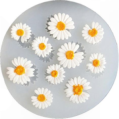 Moule en silicone forme fleur pour bougie, résine époxy, savon, chocolat, bonbon, pâte à sucre, décoration gâteau mariage (1/5)